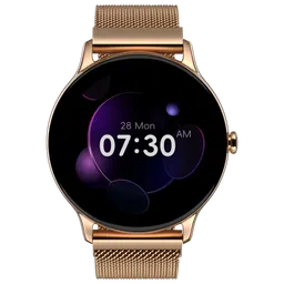 noise Twist Go Smartwatch with Bluetooth Calling (35mm TFT Display, IP67 Water Resistant, Gold Link Strap)-20