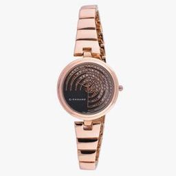 giordano Women C2196-22 Analogue Watch with Butterfly Clasp-picture-27