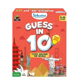 Skillmatics Kids Red & White Guess in 10 Cities Around The World Activity Toys and Games-10
