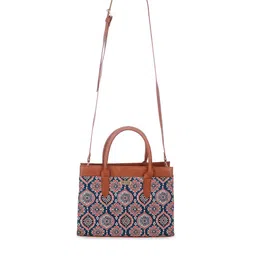 Priyaasi Ethnic Motif Printed Structured Handheld Bag image 2