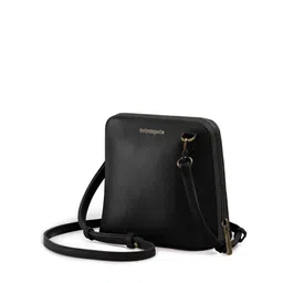 DailyObjects Leather Oversized Structured Sling Bag with Zip Wallet image 3