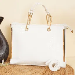 FABBHUE PU Structured Handheld Bag image 1