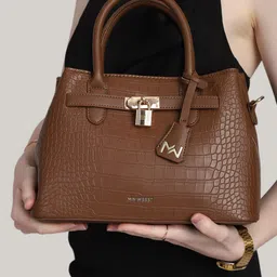 MINI WESST Women Textured Structured Shoulder Bag-image-47