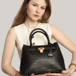 MINI WESST Women Textured Structured Handheld Bag-image-70