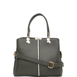 ELLIS Colourblocked PU Structured Handheld Bag-17