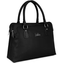 THE CLOWNFISH Textured Structured Handheld Bag image 2