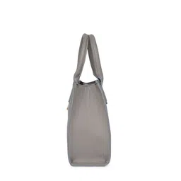 Lavie Grey Structured Quilty Handheld Bag image 4