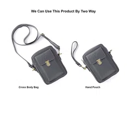 Goatter Leather Oversized Structured Sling Bag image 3