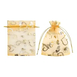 NFI Essentials Gold Potli Gift Pouches for Return Gifting. Pack of 50 (Pack of 50)-picture-40