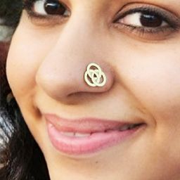 Goldnera Brass-Plated Stud Nosepin-image-87