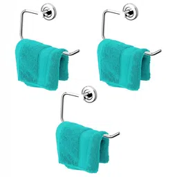 Well Set Silver Toned 3 Pieces Stainless Steel Towel Rods-51