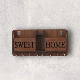 CAPIO ART Brown Wood Sweet Home Key Holders-picture-39