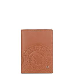 Tommy Hilfiger Brand Logo Self Design RFID Leather Two Fold Wallet-47