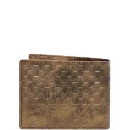LOREM Men Textured Two Fold Wallet with SIM Card Holder image 3