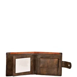 LOREM Men Textured Two Fold Wallet with SIM Card Holder Wallets image 4