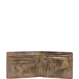 LOREM Men Textured Two Fold Wallet with SIM Card Holder image 4