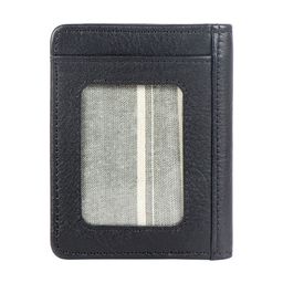 Hidesign Men Black Textured Leather Card Holder image 4