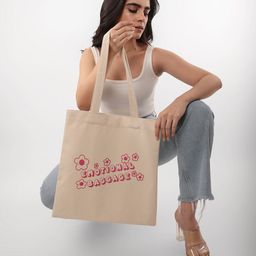 earthbags Typographic Printed Shopper Tote Bag-12