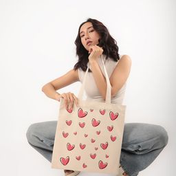 earthbags Conversational Printed Shopper Tote Bag-6