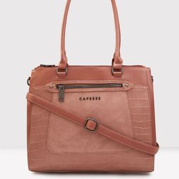 Caprese Textured Structured Shoulder Bag-26