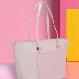 Caprese Pink Solid Shoulder Bag-36