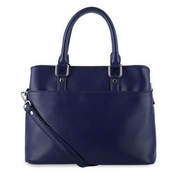 Toteteca Women Navy Blue PU Structured Shoulder Bag-image-74