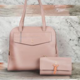Baggit Structured Shoulder Bag With Wallet image 1