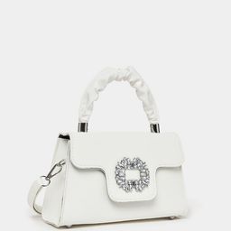 Styli Women's White Embellised Bag-55