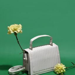 HAUTE SAUCE by Campus Sutra Textured Structured Shoulder Bag-image-31