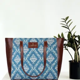 THE CLOWNFISH FLoral Printed Structured Tote Bag-49