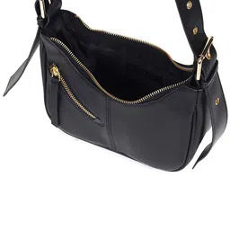 White Lily PU Structured Shoulder Bag image 5