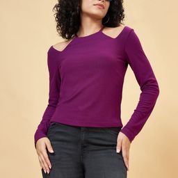 SF JEANS by Pantaloons Cold-Shoulder Top-image-44