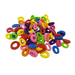 BAESD Girls Set Of 50 Ponytail Holders-16