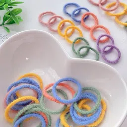 LYTIX Girls Set Of 10 Assorted Ponytail Holders-56