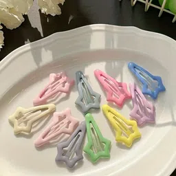 LYTIX Girls Set Of 10 Tic Tac Hair Clip Hair Accessory-12