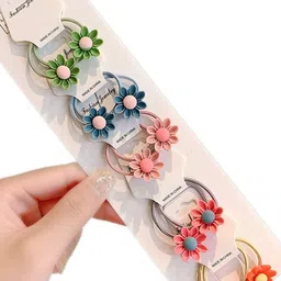 LYTIX Girls Set Of 10 Assorted Ponytail Holders-51