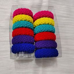 DN Creation Set of 12 Assorted Ponytail Holders image 4