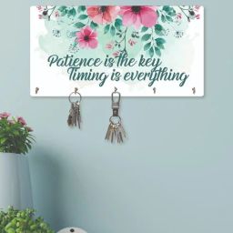 random Motivational Quotes Loures Multicolour Mdf Wall Hanging With 5 Hooks Key Holder-picture-34