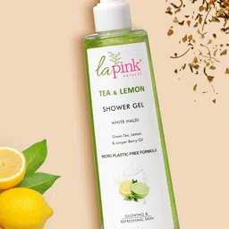 La Pink Tea & Lemon Sulphate Free Shower Gel for Soft, Glowing & Refreshing Skin - 250 ml-picture-9