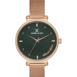 Daniel Klein Women Pink Dial & Rose Gold Toned Bracelet Straps Analogue Watch DK 1 13160-6-image-66