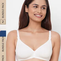Inner Sense Pack of 2 Solid Non-Wired Non Padded Sustainable Maternity Bras IMB006B_6F-image-34