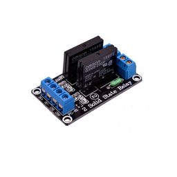 5V 2 Channel SSR G3MB-202P Solid State Relay Module 240V 2A Output with Resistive Fuse image 1