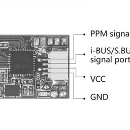 FlySky FS-A8S 2.4G 8CH Mini Receiver Module Rev 2 image 5