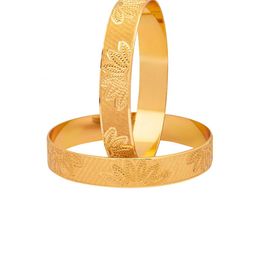 Shining Jewel - By Shivansh Set of 2 Gold-Plated Bridal Traditional Bangles-14