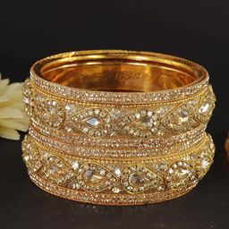 ZULKA Pack of 6 Zircon Diamond Bangles-12