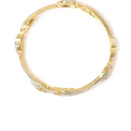 Anouk Set Of 2 Gold-Plated Stone Studded Bangles-15