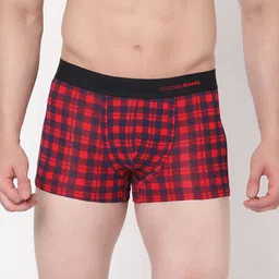 UnderJeans by Spykar Men Blue & Red Checked Trunk UJMTRRPTS036-picture-41
