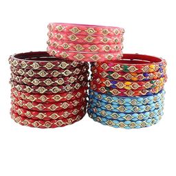 NMII Set of 96 Stone Studded Bangles-image-99