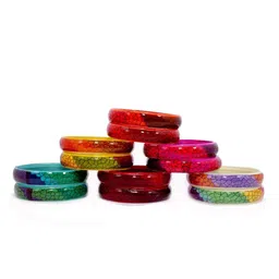 NMII Set Of 12 Glossy Finished Kada Bangles-66