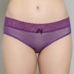 N-Gal Lace Styled Back Hipster Briefs-image-53